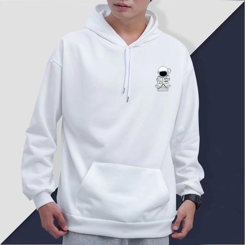 Áo Hoodie In Họa Tiết Phi Hành Gia Phong Cách Đường Phố Hàn Quốc Thời Trang Thu Đông Cho Nam M-8XL