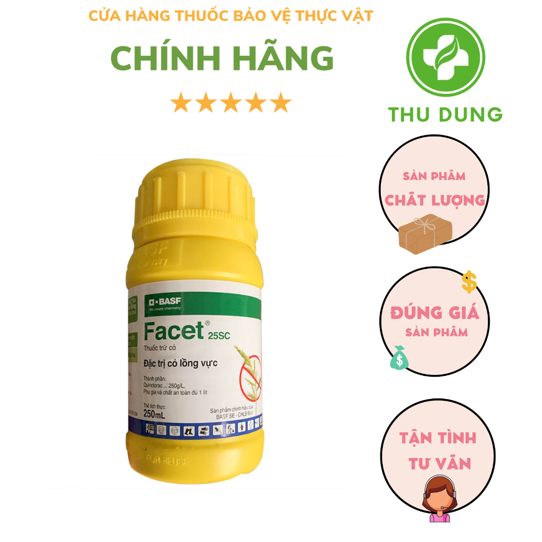 FACET 250ML THUỐC TRỪ CỎ LỒNG VỰC ( HÀNG CHÍNH HÃNG )