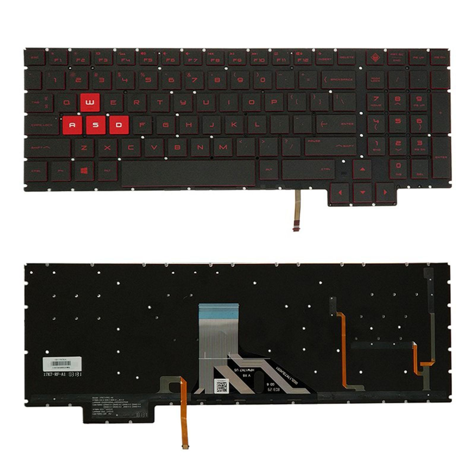 US English Keyboard Compatible with 15-CE010CA 15-CE051NR Laptop
