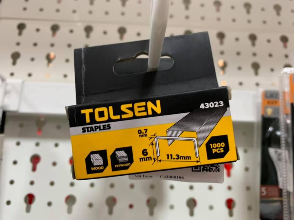 HỘP 1000 KIM TOLSEN SIZE TỪ 0.7x6mm-1.2x12mm - HÀNG CHÍNH HÃNG