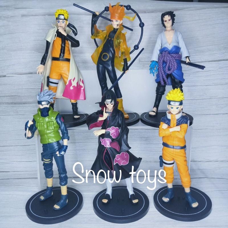 Mô hình Naruto - Mô hình Uzumaki Naruto Hokage Lục Đạo Hatake Kakashi Uchiha Sasuke Itachi - Cao 18,5cm
