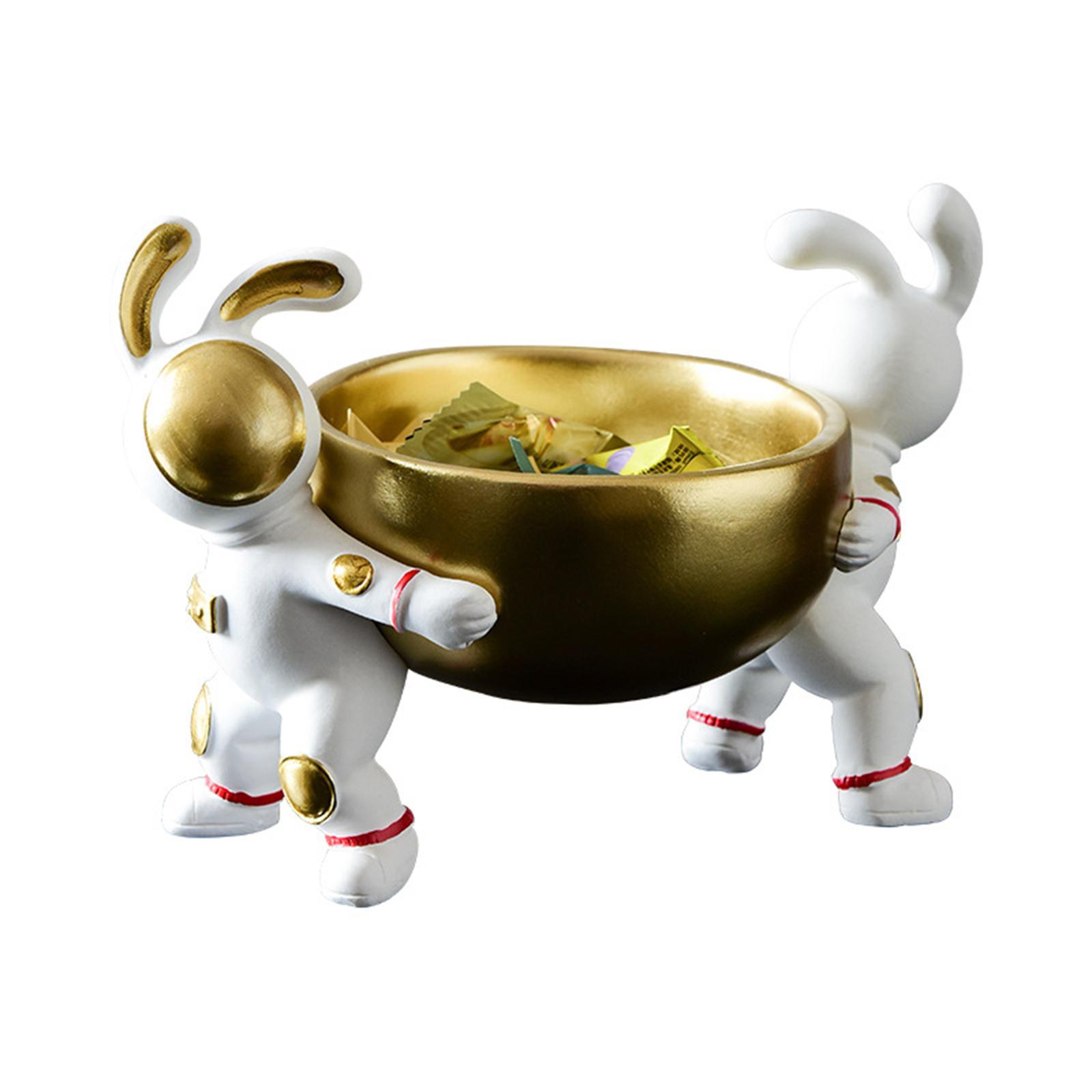 Figurine Vanity Tray Organizer Cosmetic Holder Storage Bowl