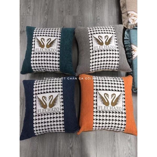 Gối tựa lưng sofa, gối tựa vuông 45x45, gối noel kê lưng văn phòng