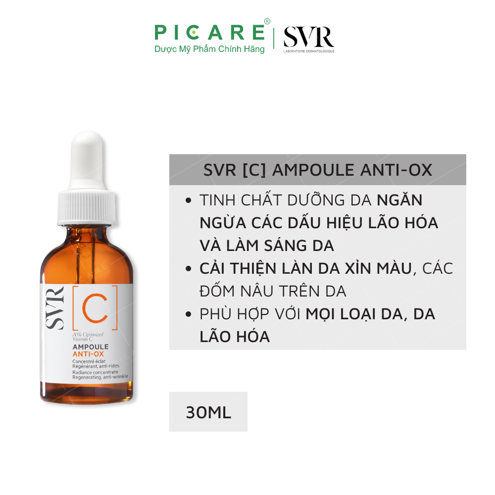 Tinh Chất Làm Sáng Da SVR [C] Ampoule Anti-Ox 30ml