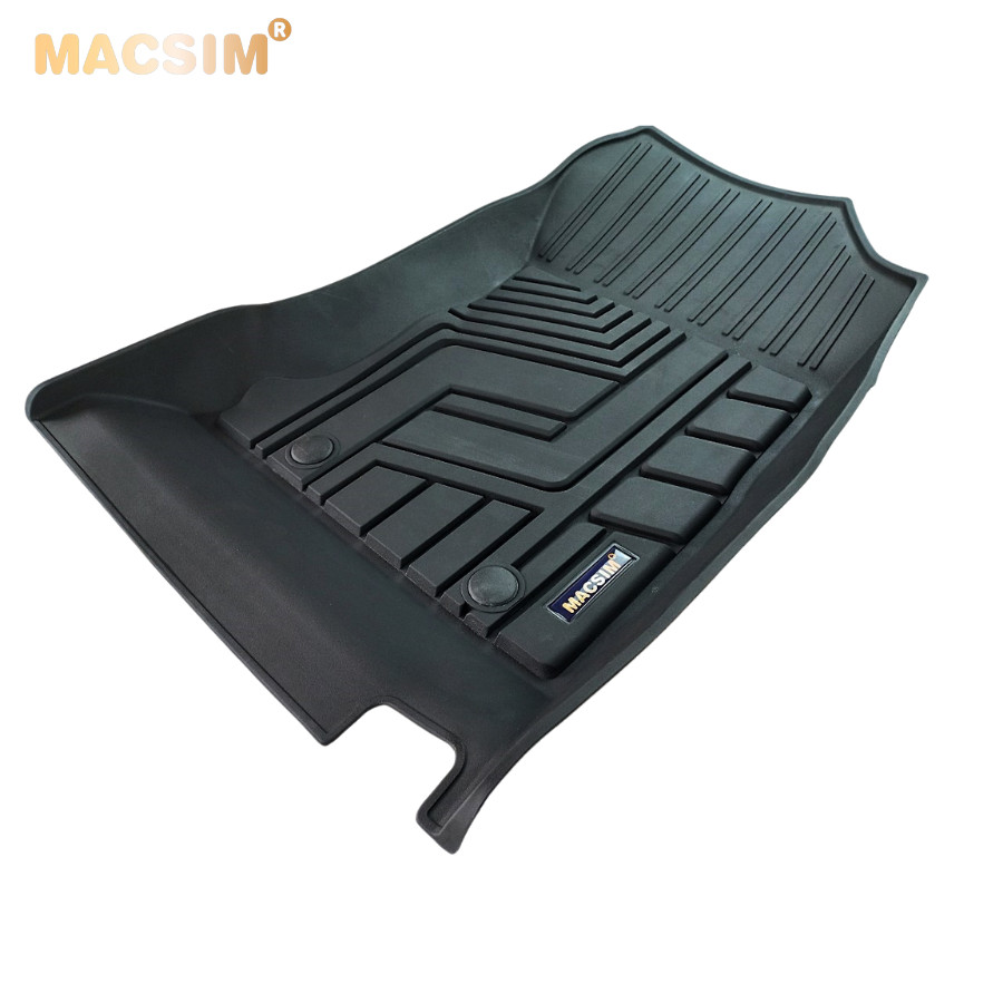 Thảm lót sàn xe ô tô Subaru Outback 2020 + nhãn hiệu Macsim - chất liệu nhựa TPE đúc khuôn cao cấp - màu đen