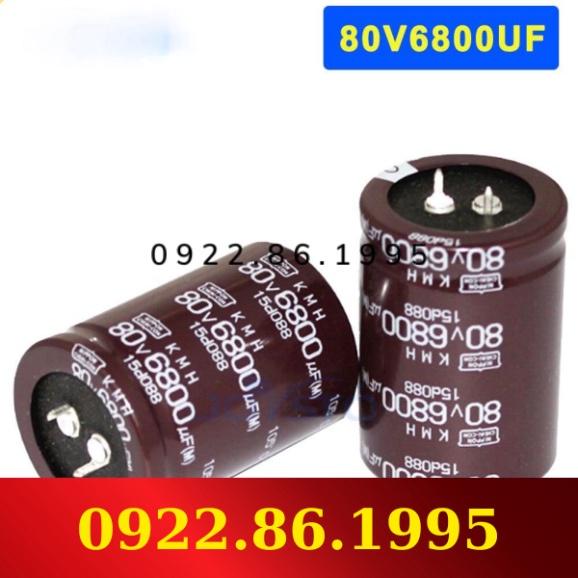 Ox Horn Điện Dung 80V 6800Uf Tụ Điện Phân Nhôm Kích Thước 30*50Mm 35*50 20% hàng mới về