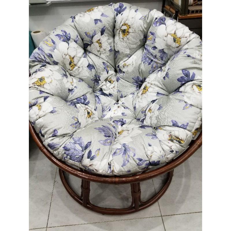 Ghế papasan mây xịn 100%(full ghế và đệm)