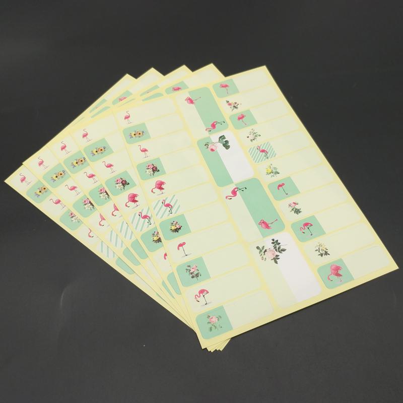 Bộ 5 Tờ Sticker Name - Teenage SN-03 - Hồng Hạc