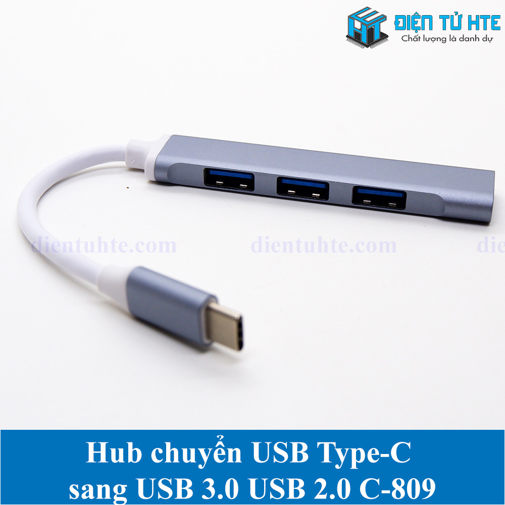 Hub chuyển USB Type-C sang USB 3.0 USB 2.0 C-809