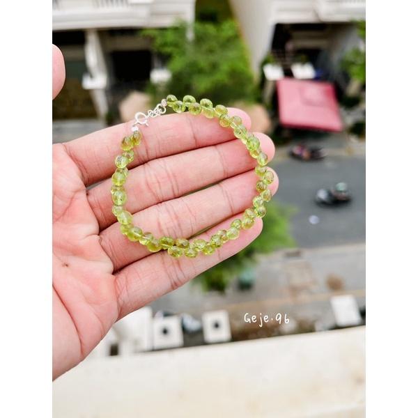 Vòng tay đá Peridot