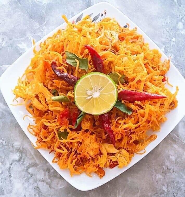 KHÔ GÀ LÁ CHANH TÂN LỘC PHÁT COMBO 5 BỊCH - MỖI BỊCH 100G