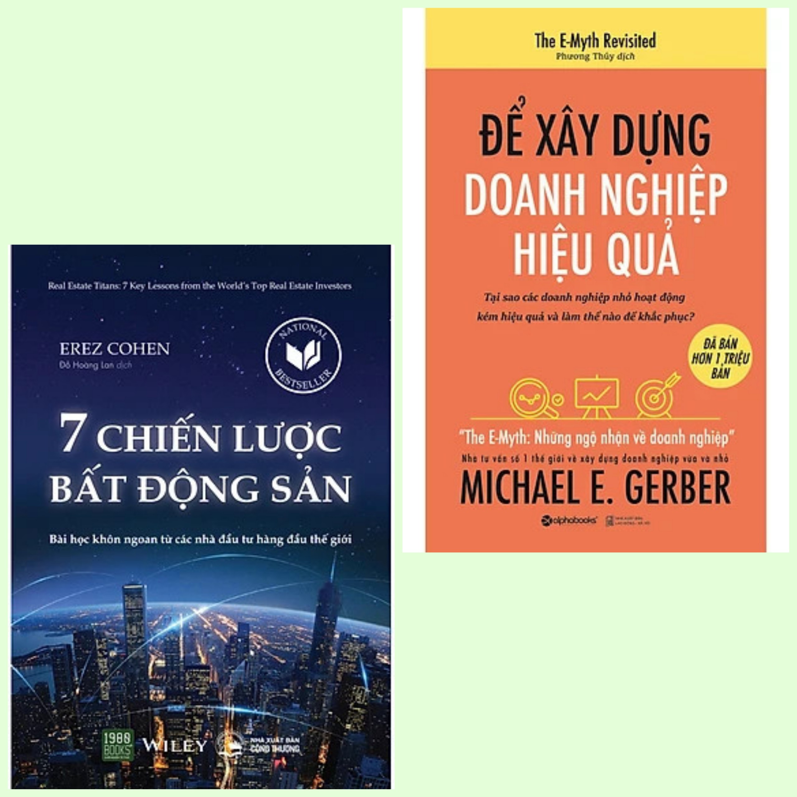 Combo 2 cuốn: 7 Chiến Lược Bất Động Sản + Để Xây Dựng Doanh Nghiệp Hiệu Quả (Sách Kinh Tế/Đầu Tư/Kinh Doanh/Xây Dựng)