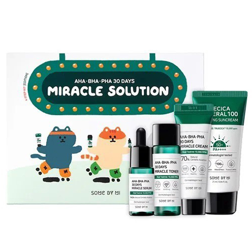 Bộ Sản Phẩm Dưỡng Da Some By Mi AHA-BHA-PHA 30 Days Miracle Solution 4-Step Kit-Edition