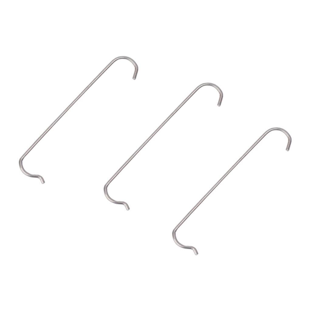 2x 3  Hooks Stainless Steel Connecting Aid Chain Accessories