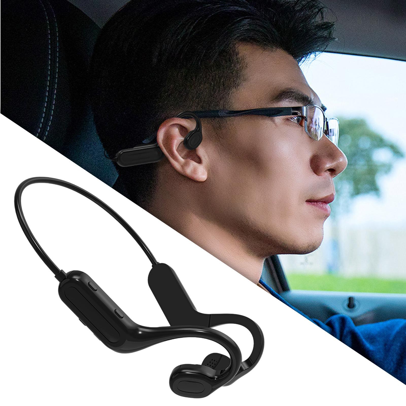 Q02 Conduction Headset with microphone rophone Ear Titanium