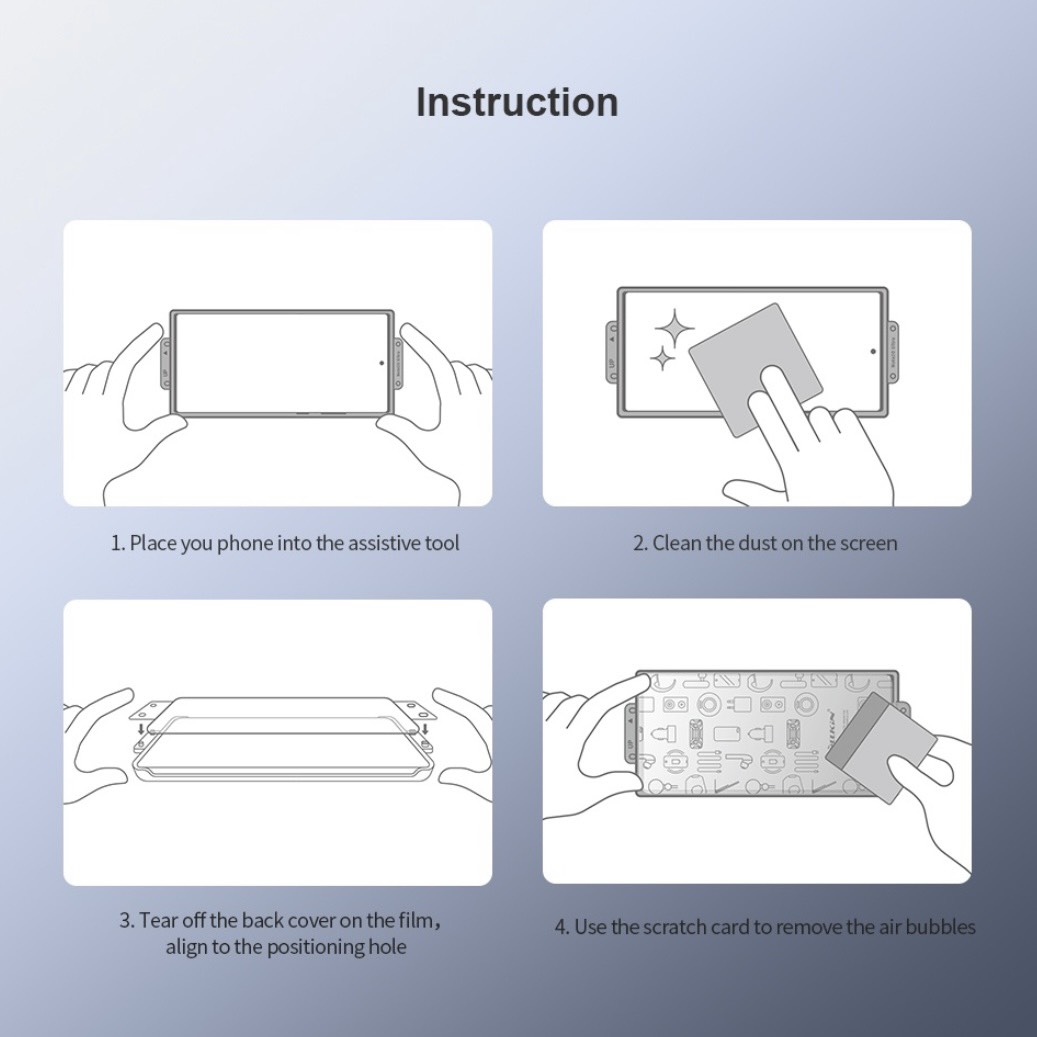 Miếng Dán Màn Hình Dành Cho Samsung Galaxy S23 Ultra / S23 Plus Nillkin Impact Resistant Curved Film (Bộ 2 Miếng) - Hàng Chính Hãng