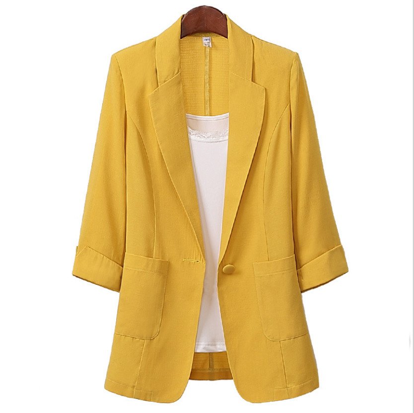 Hình ảnh Áo khoác blazer nữ tay lỡ phong cách Hàn Quốc DV05