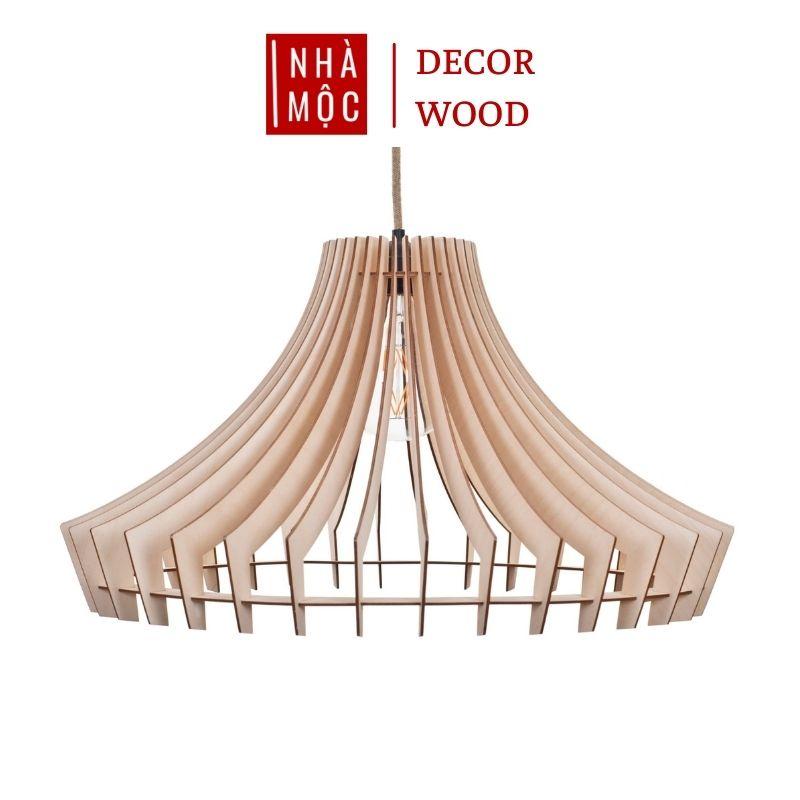 Đèn gỗ thả trần trang trí mẫu TT88