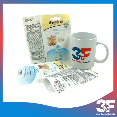 Bánh thưởng GimCat Kitten Tabs Dành Cho Mèo Con Bổ Sung Vitamin &amp;amp; Taurin &amp;amp; L-Canitin Dạng Viên Gói 40gr - Bao Bì chính Hãng