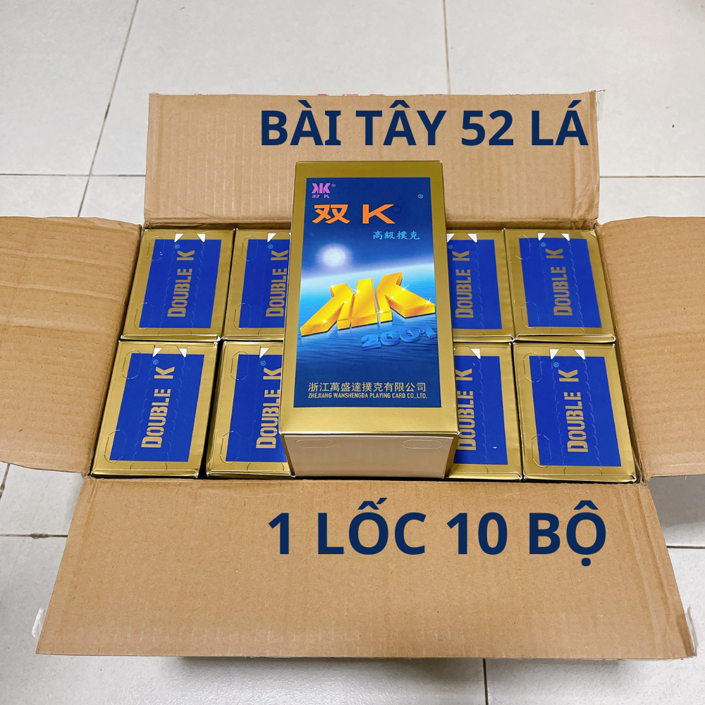 LỐC 10 BỘ BÀI TÂY XỊN DOUBLE K