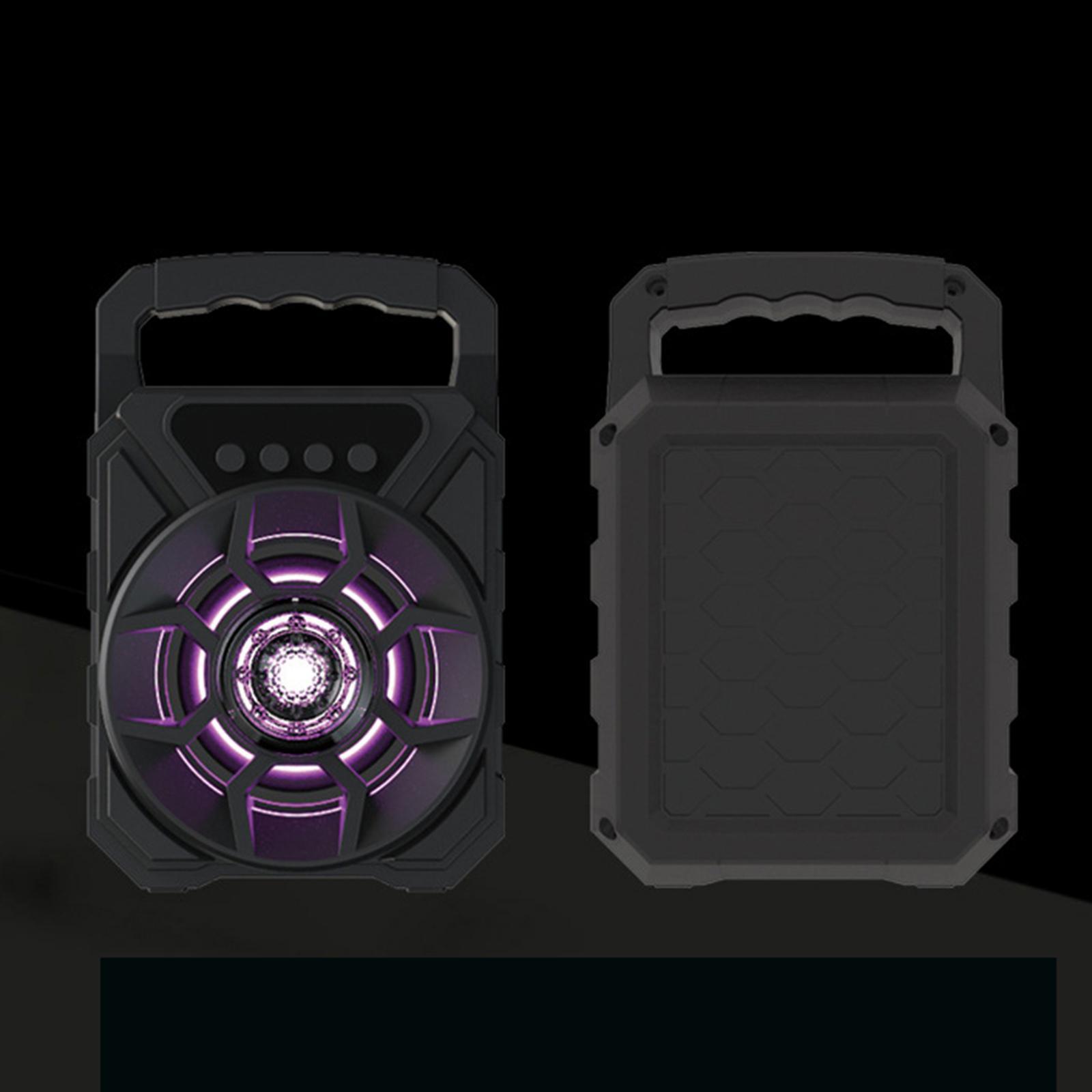 Portable Disco Bluetooth Speaker Rechargeable Sound Wireless Blue