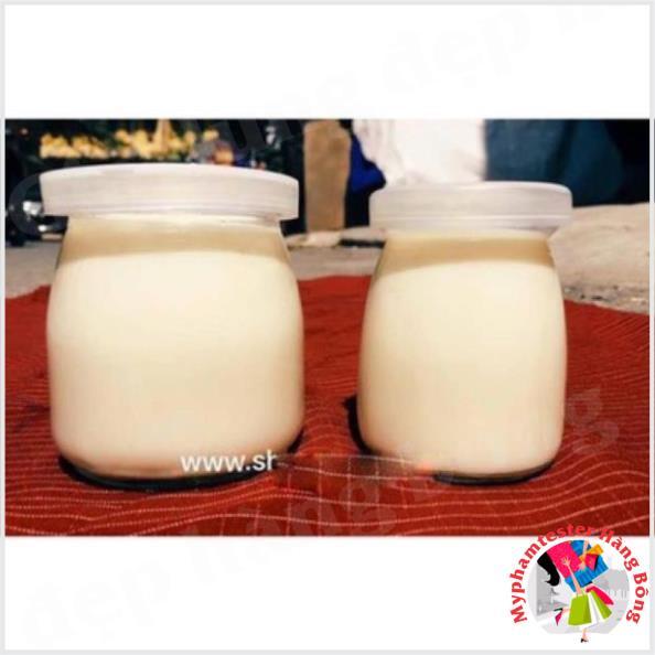 Sét 12 hũ thủy tinh làm sữa chua 2 cỡ 100 mL và 200 ml