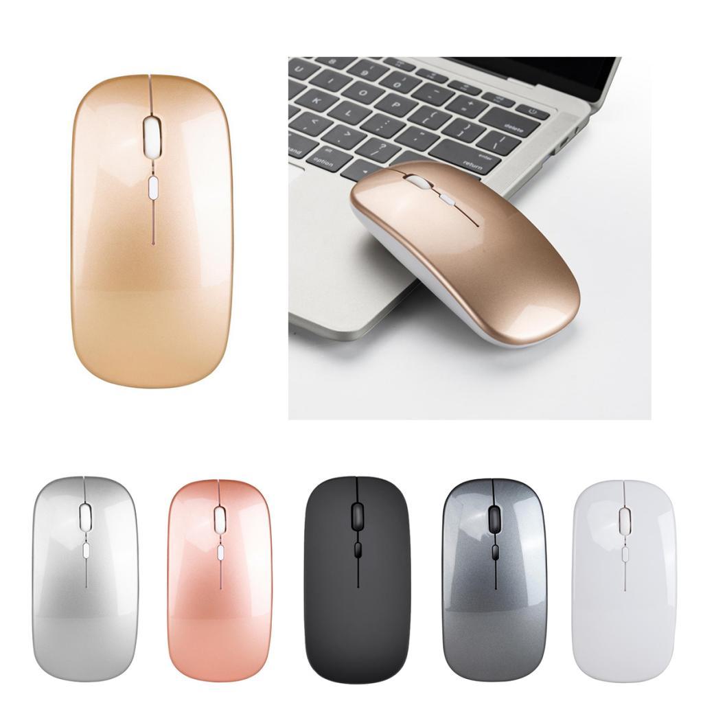 Mini Rechargeable Wireless Optical Gaming Mouse USB Receiver For PC Black