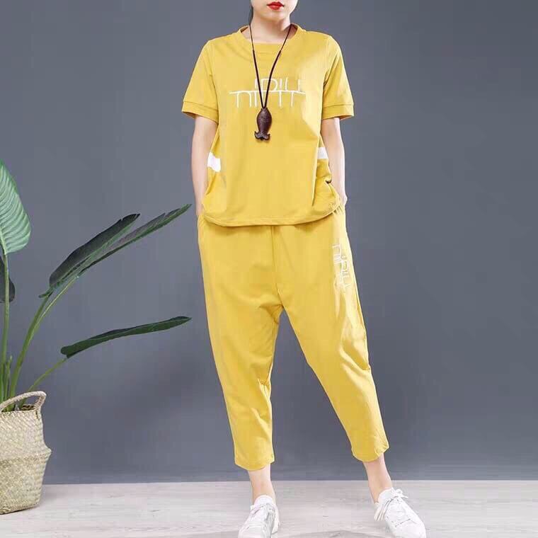 Set Bộ Cotton Bảo Kim Thời Trang Thu Đông Trẻ Trung Mới