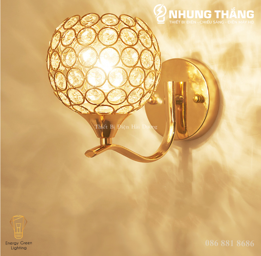 Đèn Gắn Tường Trang Trí Tô Điểm Thêm Vẻ Đẹp Tinh Tế Cho Căn Phòng - Kèm Bóng Led 3 Chế Độ - Có Video