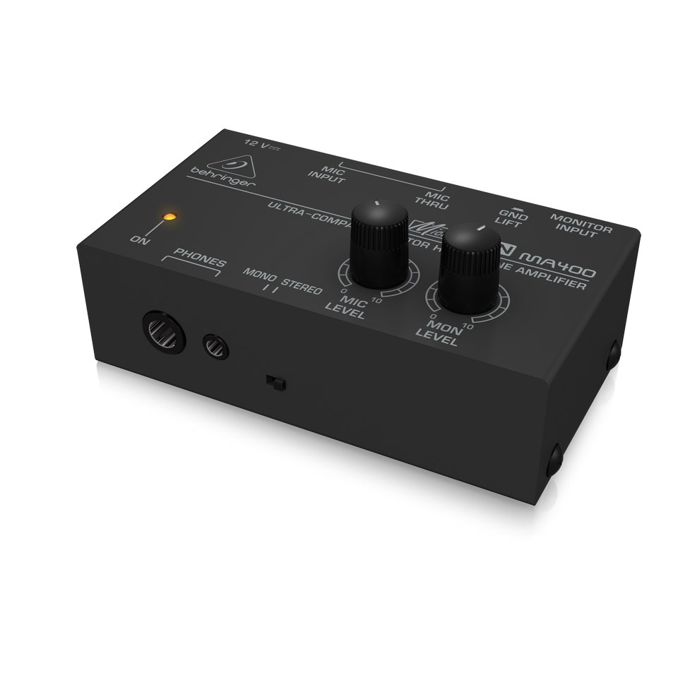 Behringer Micromon MA400 - Bộ Khuếch Đại Tai Nghe Kiểm Âm Nhỏ Gọn Cho Studio - Hàng chính hãng