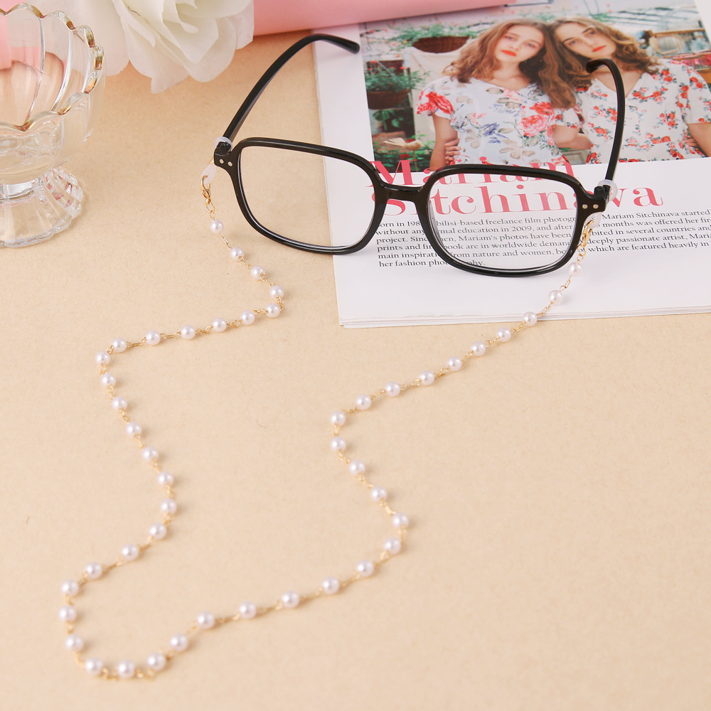 Chain glassess dây đeo kính hạt châu chuỗi thời trang phụ kiện kính