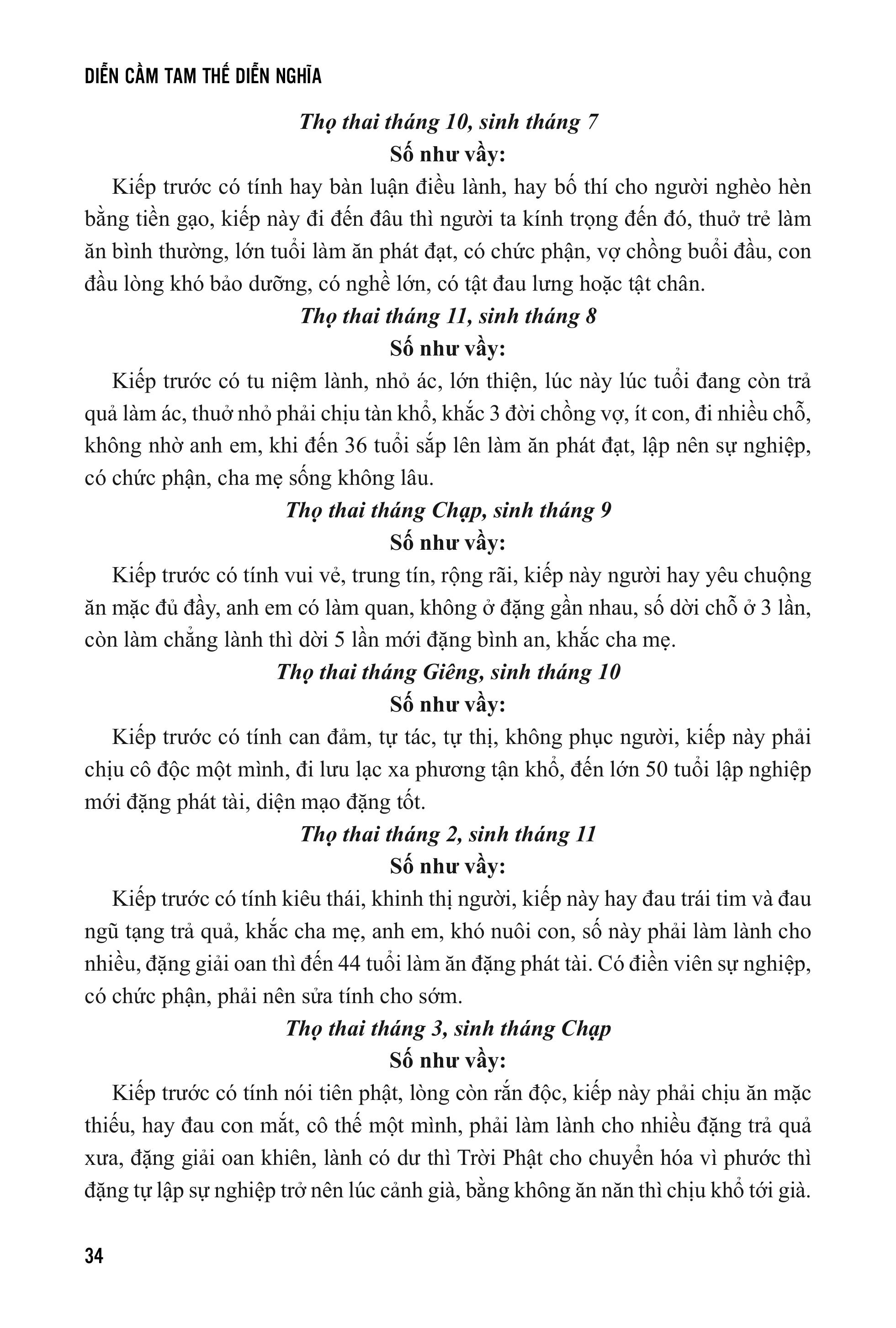 Sách - Diễn Cầm Tam Thế Diễn Nghĩa - Sách Tử Vi - Dương Công Hầu - ảnh 11