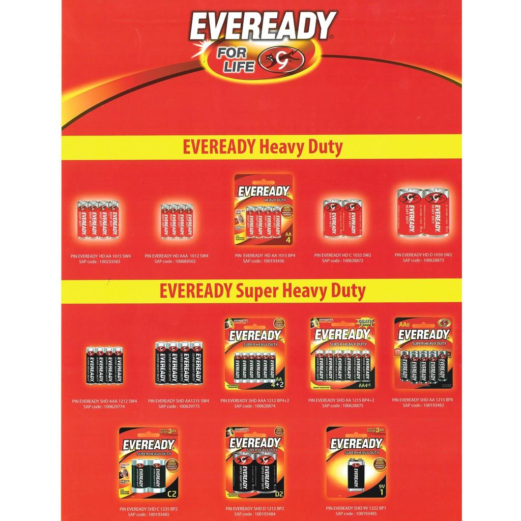 Pin Eveready D 1050 SW2 - 100628873