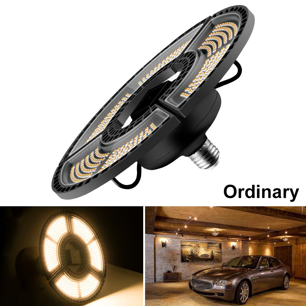 LED Industrial Lighting E27 Lampara Garage Light 220V LED Bulb Waterproof UFO Light 60W 80W 100W 120W Floodlight Warehouse Lamp