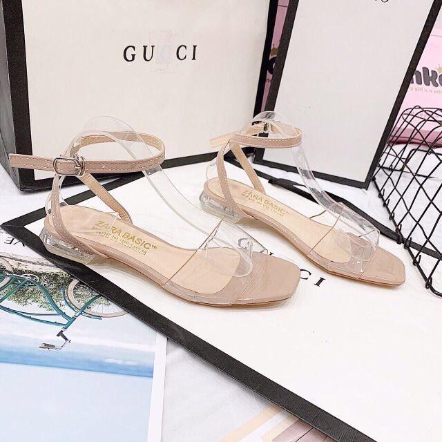 Giày sandal quay bản ngang trong đế 2p mika