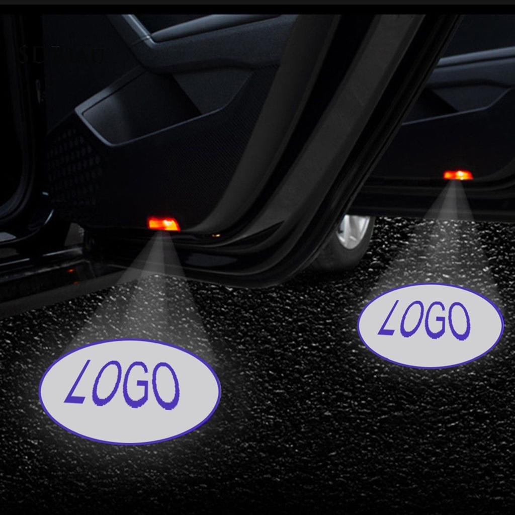 Set 2 Đèn Led Chiếu Sáng Không Dây Gắn Cửa Xe Ô Tô Vw-Topessat-Pon-Cc-Lamando