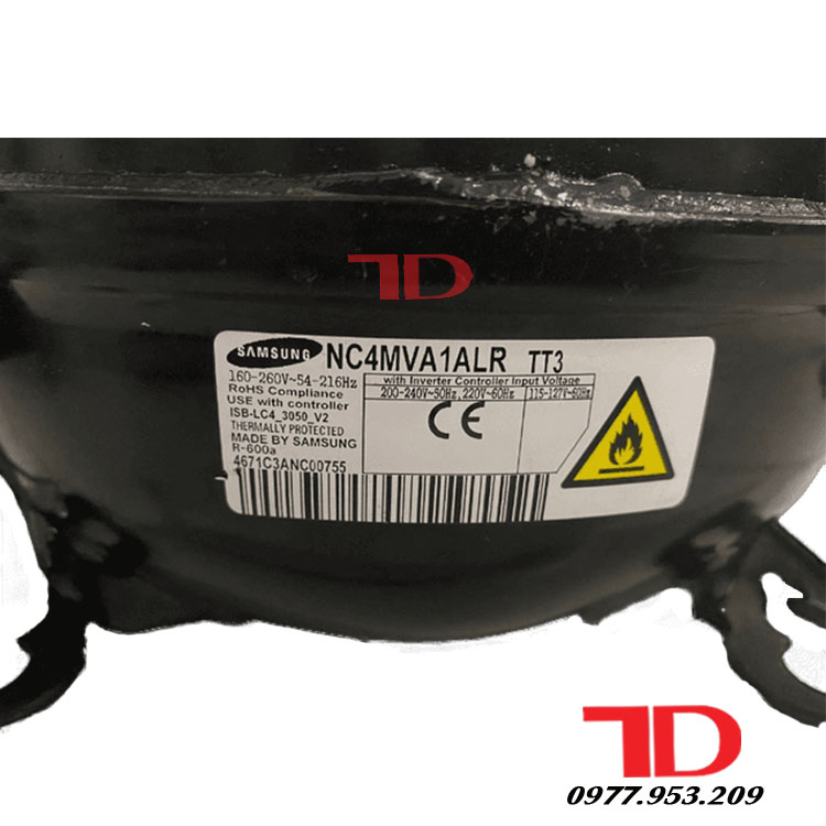 Block dành cho tủ lạnh Samsung từ 200L - 400L gas R600a - Điện Lạnh Thuận Dung