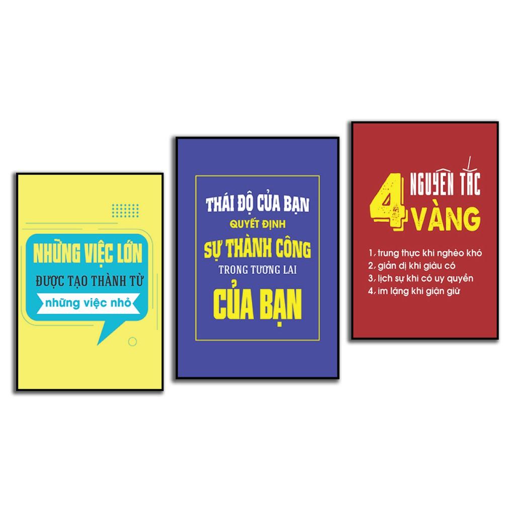 Tranh bộ ba động lực văn phòng DL-76