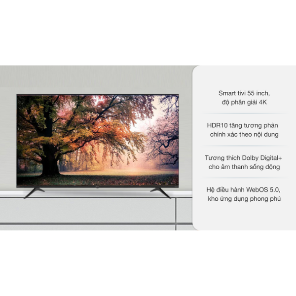 Smart Tivi Casper 4K 55 inch 55UW6000