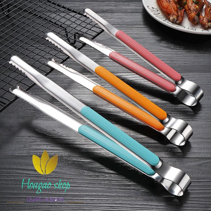 Combo 3 kẹp nướng BBQ tay cầm ABS chống nóng, kẹp nướng thịt, gắp bánh siêu tiện dụng