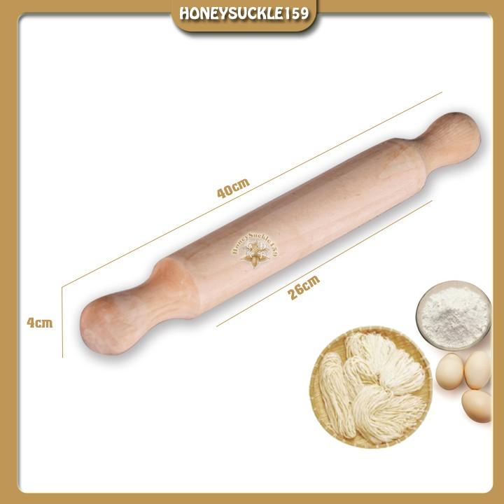 Cán Lăn Bột Gỗ/Rolling Pin 40cm