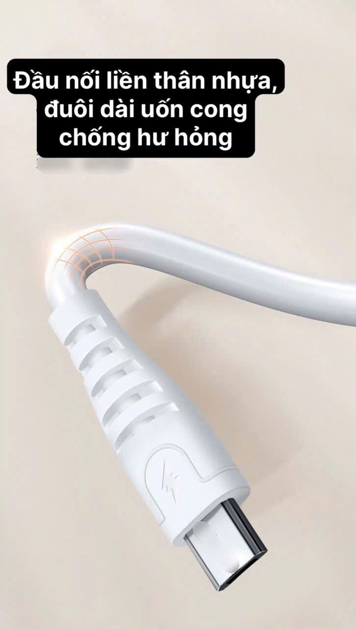 Dây sạc 3A LI-TOP LX33 chân Type C (Túi), dòng điện 3A, Kim Ánh cho dùng thử 30 ngày, hàng chính hãng