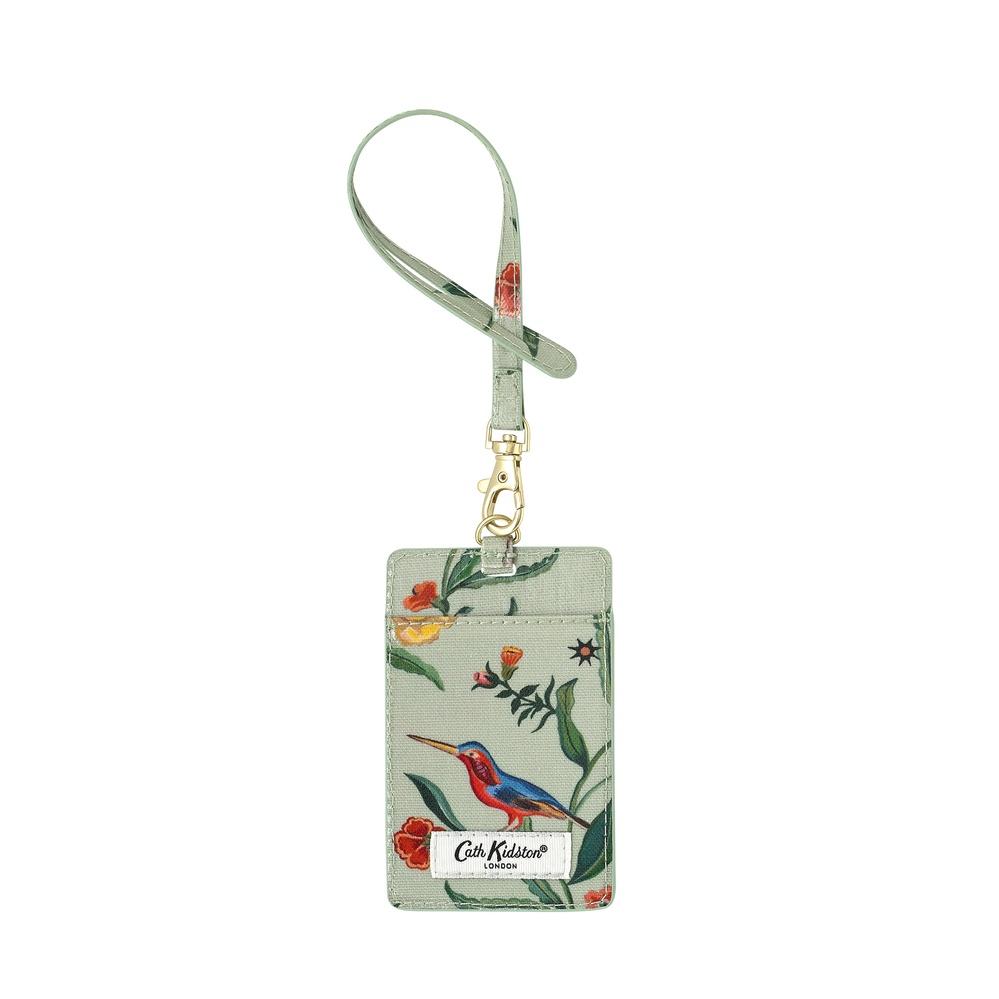 Cath Kidston - Thẻ đeo /I.D Holder - Summer Birds - Green -1067866