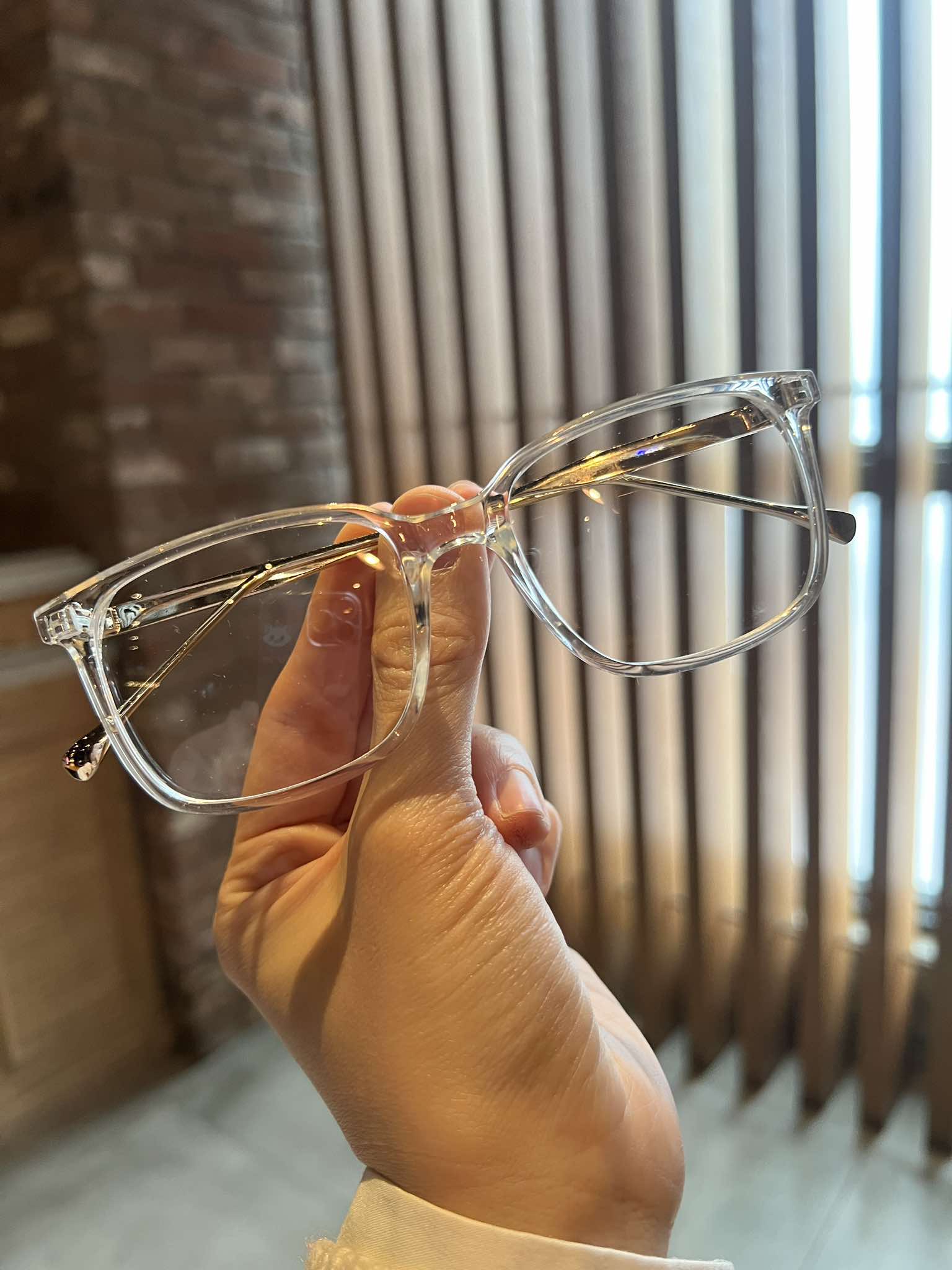 Kính mắt thời trang Trong suốt ulzzang