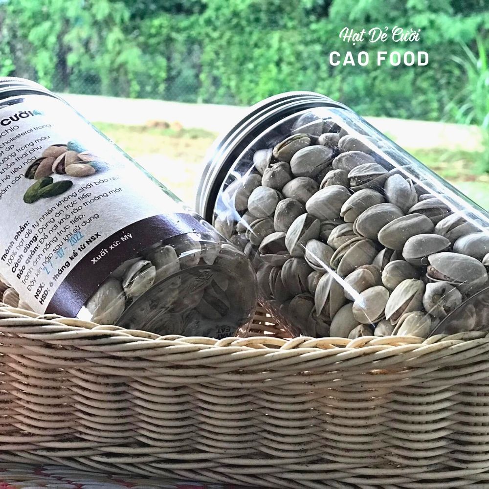 Hạt dẻ cười CAO FOOD nhập khẩu chính ngạch từ Mỹ thơm ngon và dinh dưỡng - cam kết không tẩy trắng 100% tự nhiên