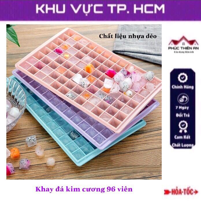 Khay đá kim cương 96 viên, chất liệu nhựa dẻo