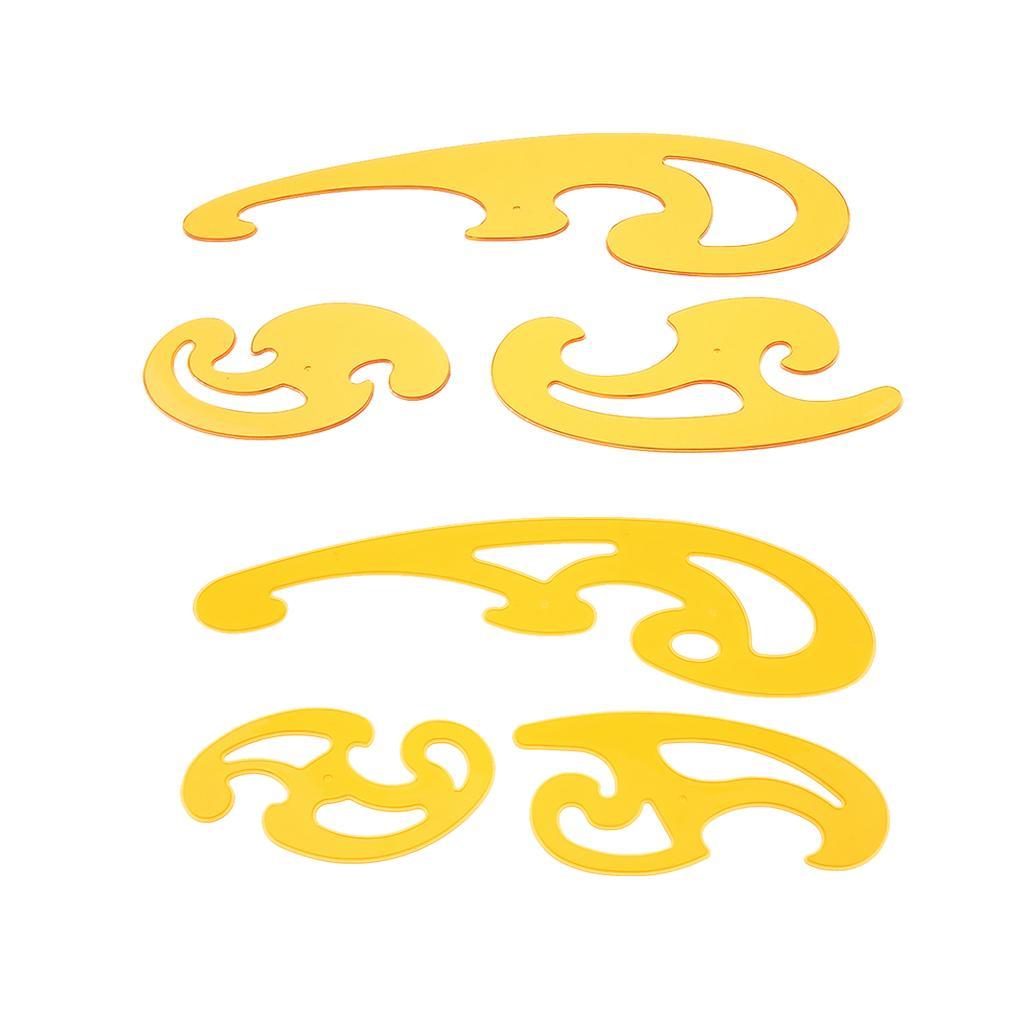 3 Pieces French Curve Drafting Drawing Templates Curved Edge Ruler Sewing Tools