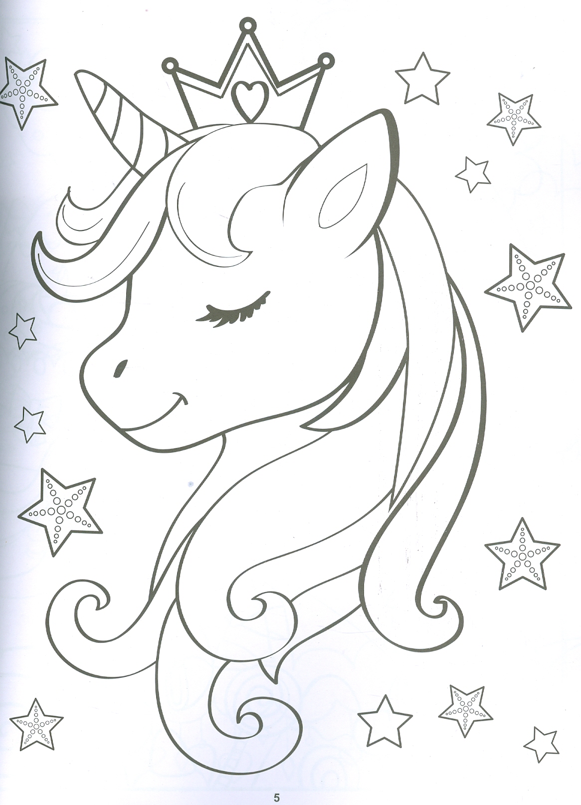 My Unicorn Colouring Book for Children Age 2 -7 Years (Chú Kỳ Lân Của Tôi - Sách Vẽ Và Tô Màu)