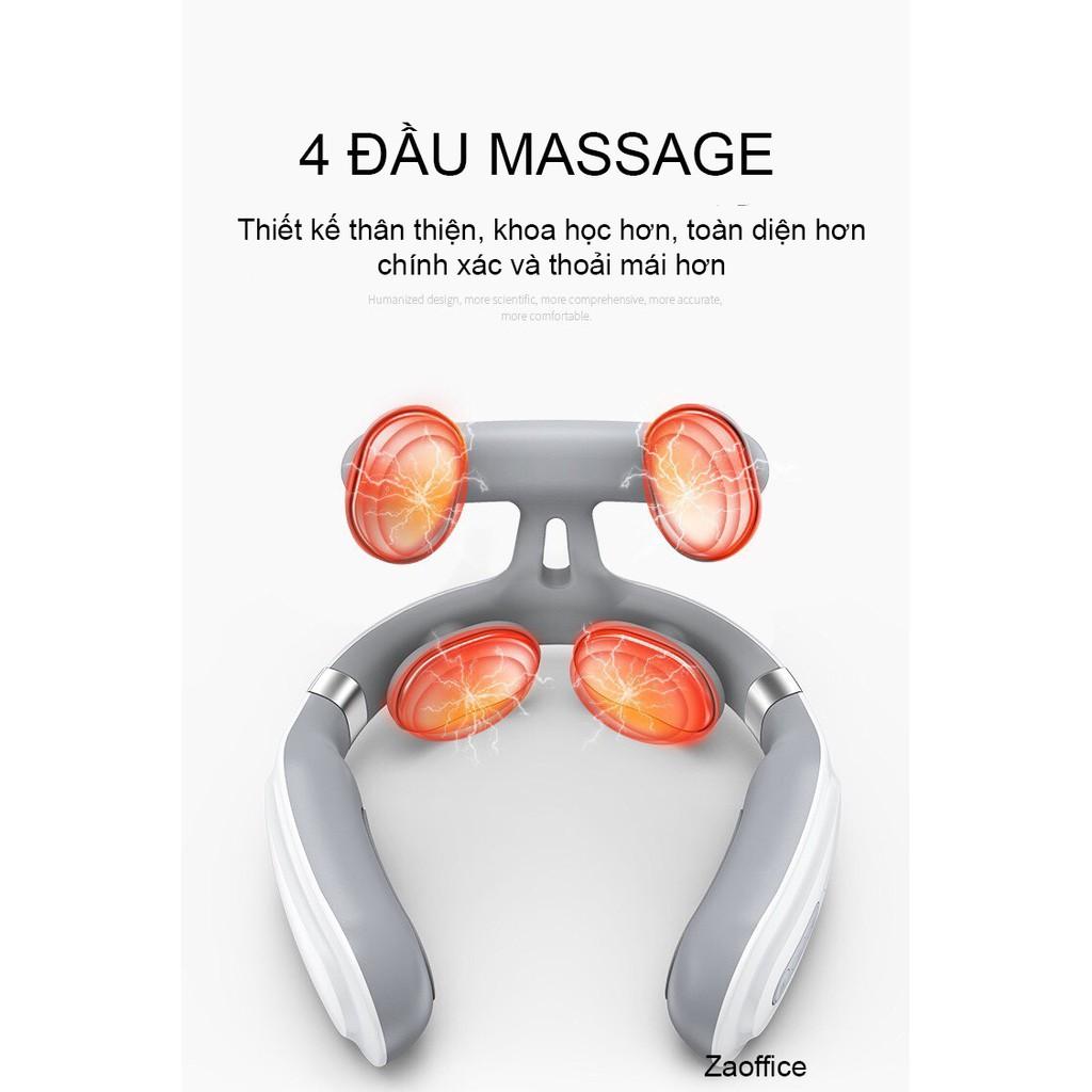 Máy massage cổ vai gáy cột sống 4 đầu công nghệ Nhật Bản