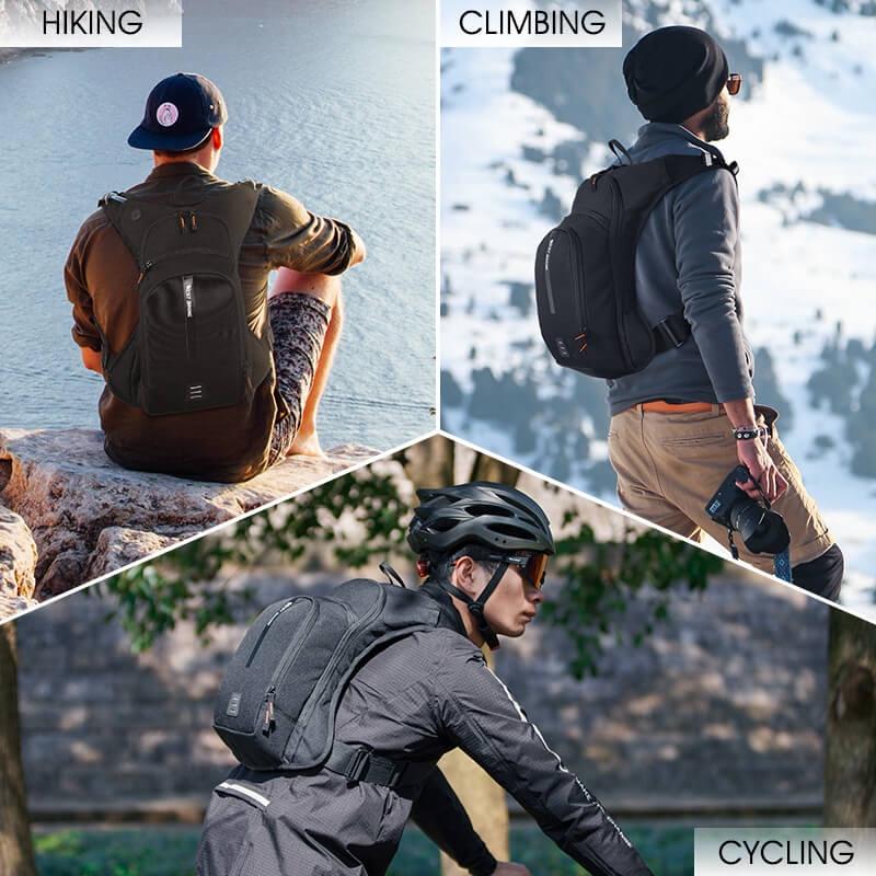 Ba lô leo núi / đi bộ đường dài WEST BIKING chuyên nghiệp có thể điều chỉnh được sức chứa 10L
